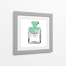 No 1 Cares Green - David Aste | Cuadro decorativo de Canvas Lab