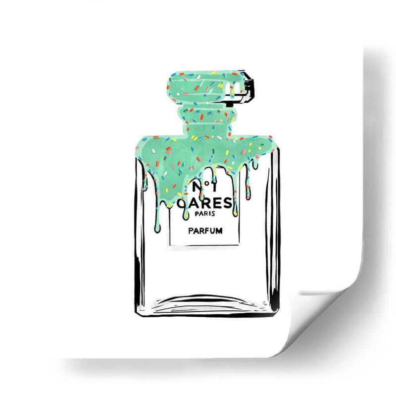 No 1 Cares Green - David Aste | Cuadro decorativo de Canvas Lab