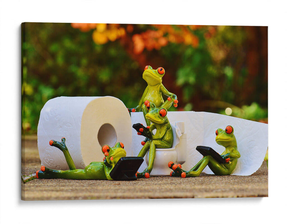Ocio de ranas | Cuadro decorativo de Canvas Lab