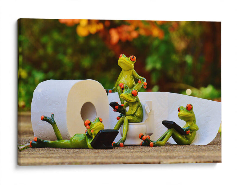 Ocio de ranas | Cuadro decorativo de Canvas Lab