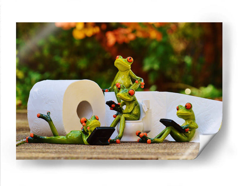 Ocio de ranas | Cuadro decorativo de Canvas Lab