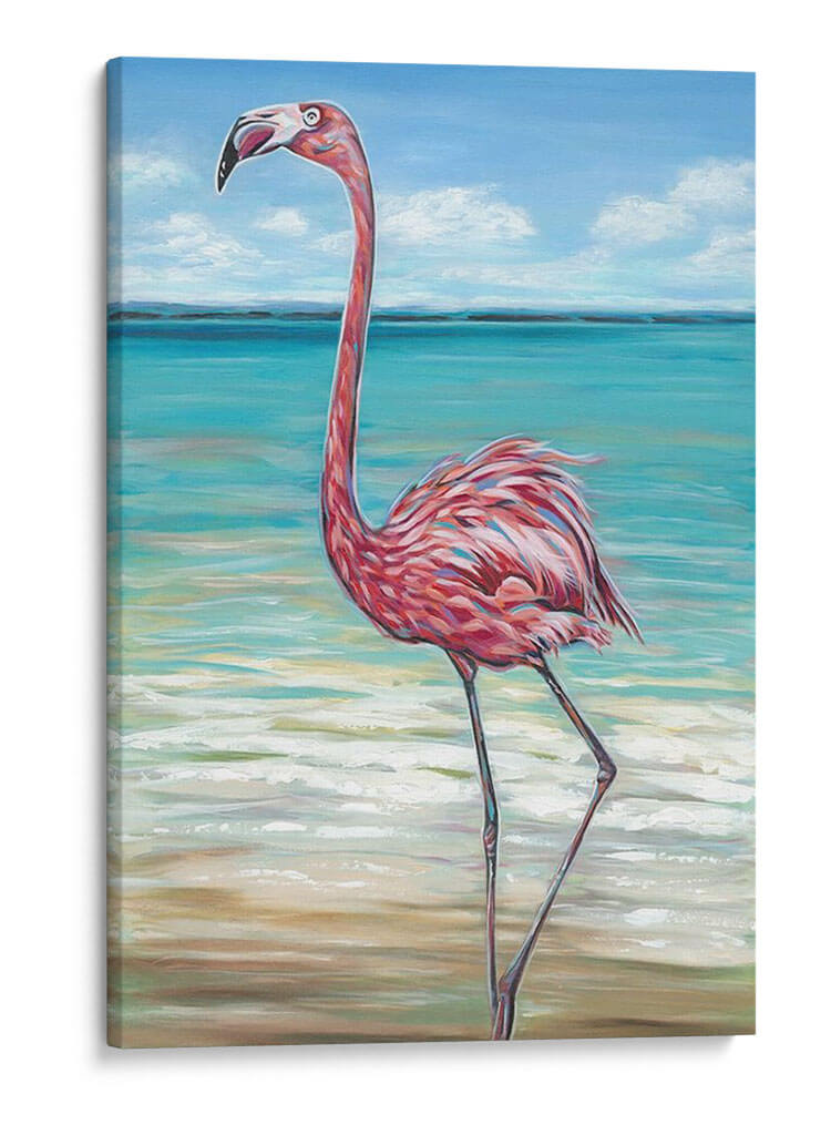 Playa Walker Flamingo Ii - Carolee Vitaletti | Cuadro decorativo de Canvas Lab