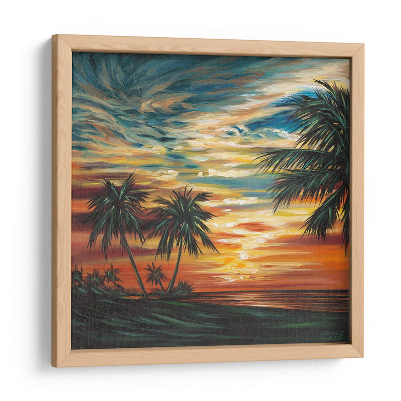 Impresionante Puesta De Sol Tropical I - Carolee Vitaletti | Cuadro decorativo de Canvas Lab