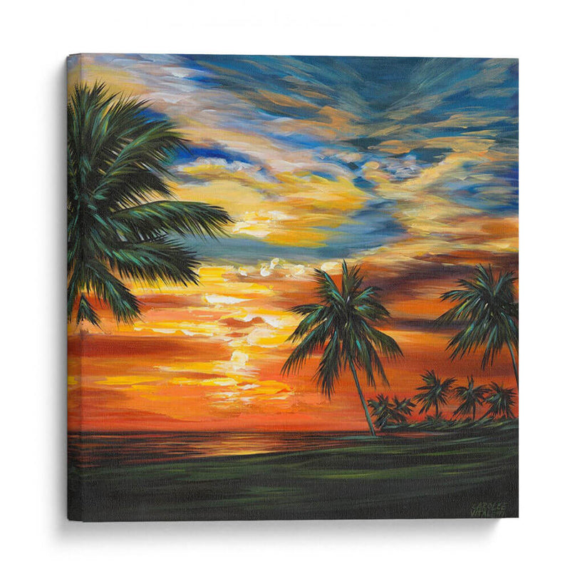 Impresionante Puesta De Sol Tropical Ii - Carolee Vitaletti | Cuadro decorativo de Canvas Lab