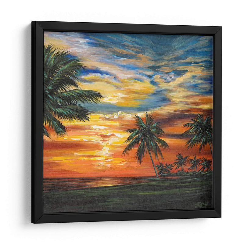 Impresionante Puesta De Sol Tropical Ii - Carolee Vitaletti | Cuadro decorativo de Canvas Lab