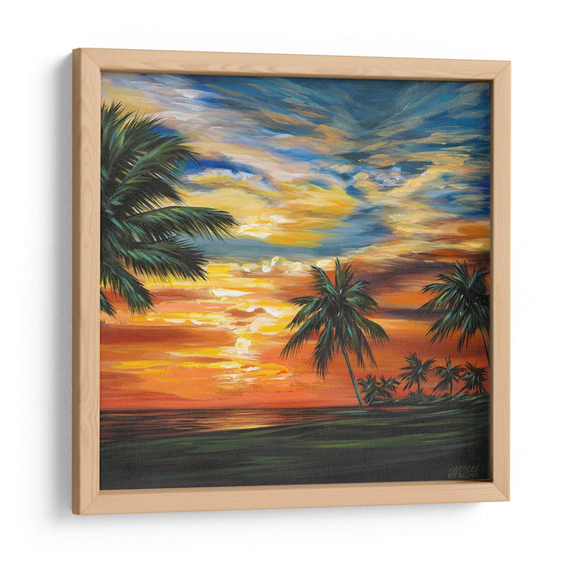 Impresionante Puesta De Sol Tropical Ii - Carolee Vitaletti | Cuadro decorativo de Canvas Lab