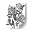 Flores En Gris V - Melissa Wang | Cuadro decorativo de Canvas Lab
