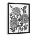 Flores En Gris Vi - Melissa Wang | Cuadro decorativo de Canvas Lab