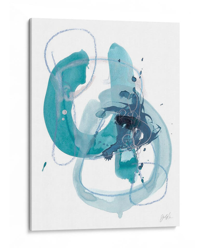 Aqua Orbit Ii - June Erica Vess | Cuadro decorativo de Canvas Lab