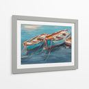 Barcos De Fila Atados I - Ethan Harper | Cuadro decorativo de Canvas Lab