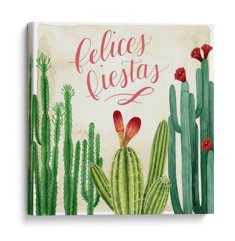 Cactus De Navidad Ii - Grace Popp | Cuadro decorativo de Canvas Lab