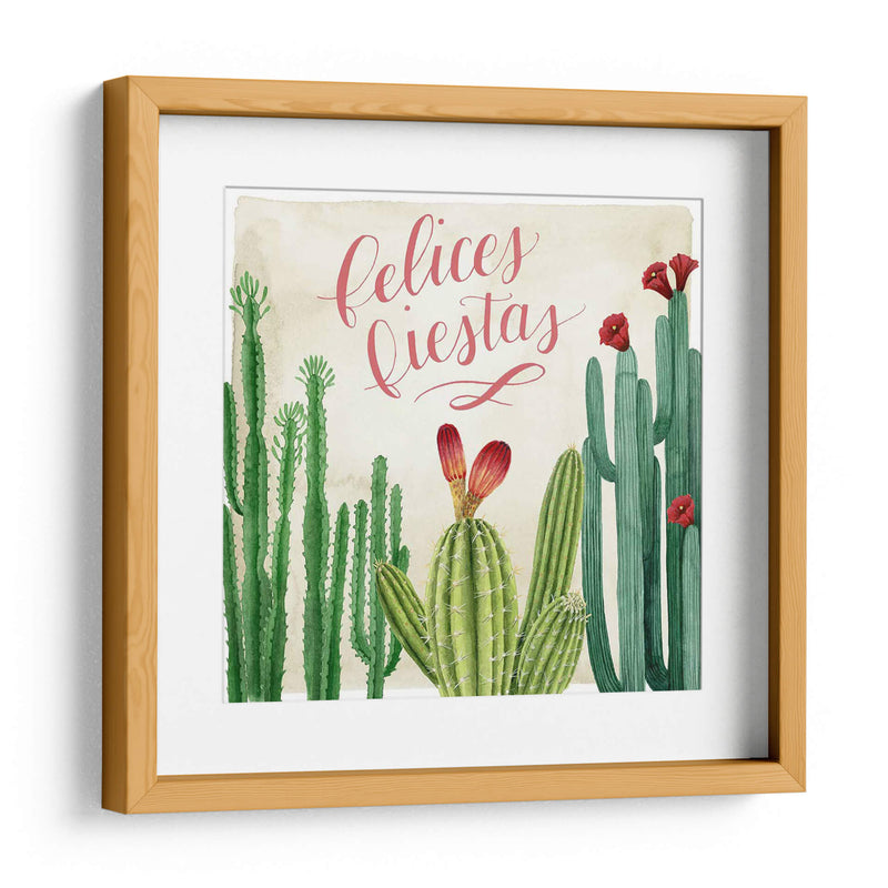 Cactus De Navidad Ii - Grace Popp | Cuadro decorativo de Canvas Lab