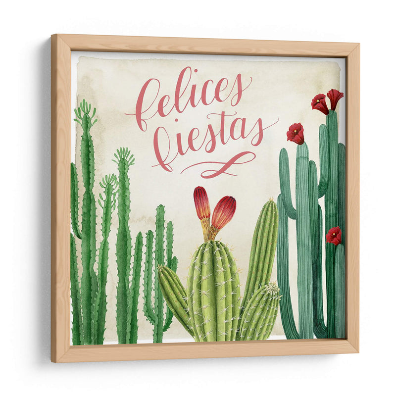 Cactus De Navidad Ii - Grace Popp | Cuadro decorativo de Canvas Lab