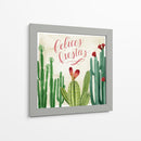 Cactus De Navidad Ii - Grace Popp | Cuadro decorativo de Canvas Lab
