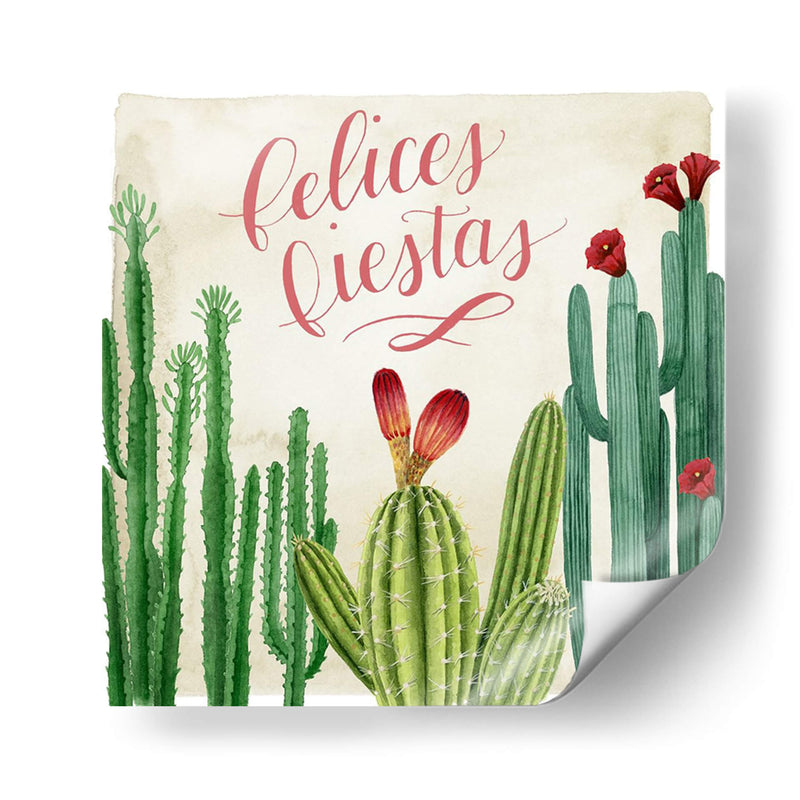 Cactus De Navidad Ii - Grace Popp | Cuadro decorativo de Canvas Lab