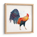 Gallo Fuegos Artificiales Ii - Victoria Borges | Cuadro decorativo de Canvas Lab