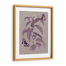 Estudio De La Naturaleza En Ciruela Y Taupe I - Maria S. Merian | Cuadro decorativo de Canvas Lab