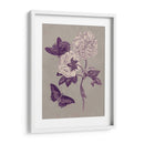 Estudio De La Naturaleza En Ciruela Y Taupe Iv - Maria S. Merian | Cuadro decorativo de Canvas Lab