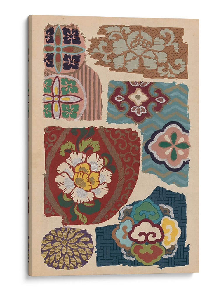 Diseño Textil Japonés Iii - Ema Seizan | Cuadro decorativo de Canvas Lab