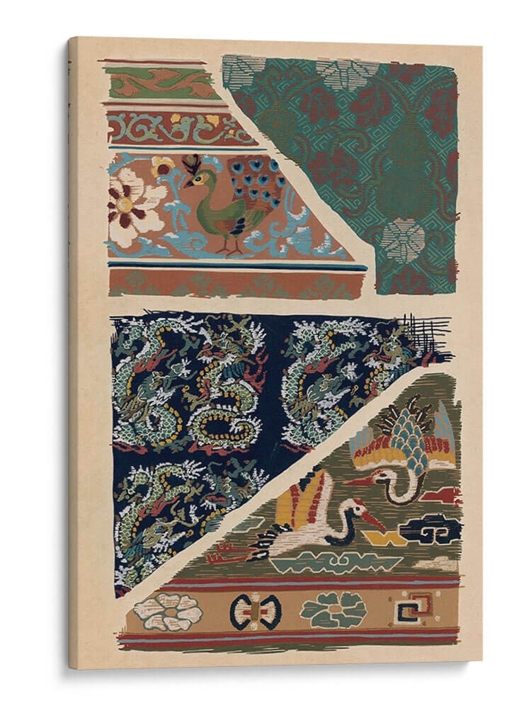 Diseño Textil Japonés Vi - Ema Seizan | Cuadro decorativo de Canvas Lab