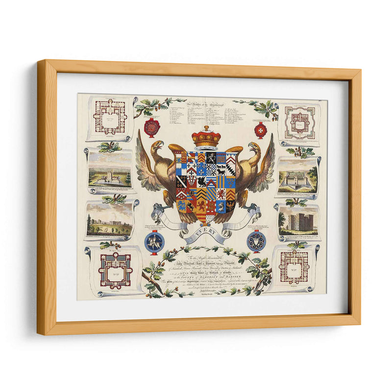 Baronagium Genealogicum - Sir William Segar | Cuadro decorativo de Canvas Lab