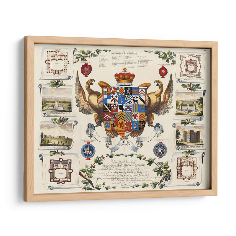 Baronagium Genealogicum - Sir William Segar | Cuadro decorativo de Canvas Lab