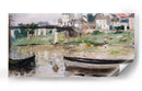Barcas sobre el Sena - Berthe Morisot | Cuadro decorativo de Canvas Lab