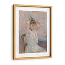 Chica arreglando su cabello - Berthe Morisot | Cuadro decorativo de Canvas Lab