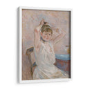 Chica arreglando su cabello - Berthe Morisot | Cuadro decorativo de Canvas Lab