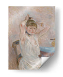 Chica arreglando su cabello - Berthe Morisot | Cuadro decorativo de Canvas Lab