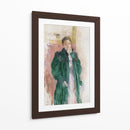 Chica con abrigo verde - Berthe Morisot | Cuadro decorativo de Canvas Lab