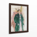 Chica con abrigo verde - Berthe Morisot | Cuadro decorativo de Canvas Lab