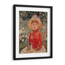 El corpiño rojo - Berthe Morisot | Cuadro decorativo de Canvas Lab