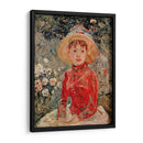 El corpiño rojo - Berthe Morisot | Cuadro decorativo de Canvas Lab
