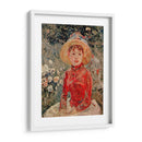 El corpiño rojo - Berthe Morisot | Cuadro decorativo de Canvas Lab