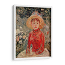 El corpiño rojo - Berthe Morisot | Cuadro decorativo de Canvas Lab