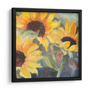 Girasoles En Acuarela Ii - Sandra Iafrate | Cuadro decorativo de Canvas Lab