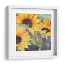 Girasoles En Acuarela Ii - Sandra Iafrate | Cuadro decorativo de Canvas Lab