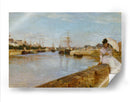 El puerto de Lorient - Berthe Morisot | Cuadro decorativo de Canvas Lab