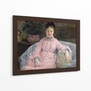 El vestido rosa - Berthe Morisot | Cuadro decorativo de Canvas Lab