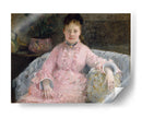 El vestido rosa - Berthe Morisot | Cuadro decorativo de Canvas Lab