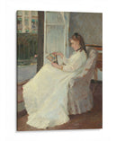 La hermana de la artista en una ventana - Berthe Morisot | Cuadro decorativo de Canvas Lab