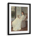 La hermana de la artista en una ventana - Berthe Morisot | Cuadro decorativo de Canvas Lab
