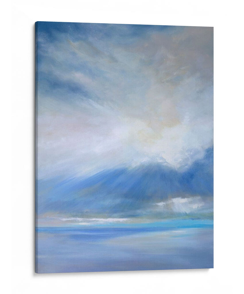 Tríptico De Luz Celestial Ii - Sheila Finch | Cuadro decorativo de Canvas Lab