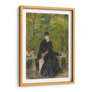La hermana de la artista, Edna, sentada en un parque - Berthe Morisot | Cuadro decorativo de Canvas Lab