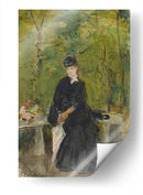La hermana de la artista, Edna, sentada en un parque - Berthe Morisot | Cuadro decorativo de Canvas Lab