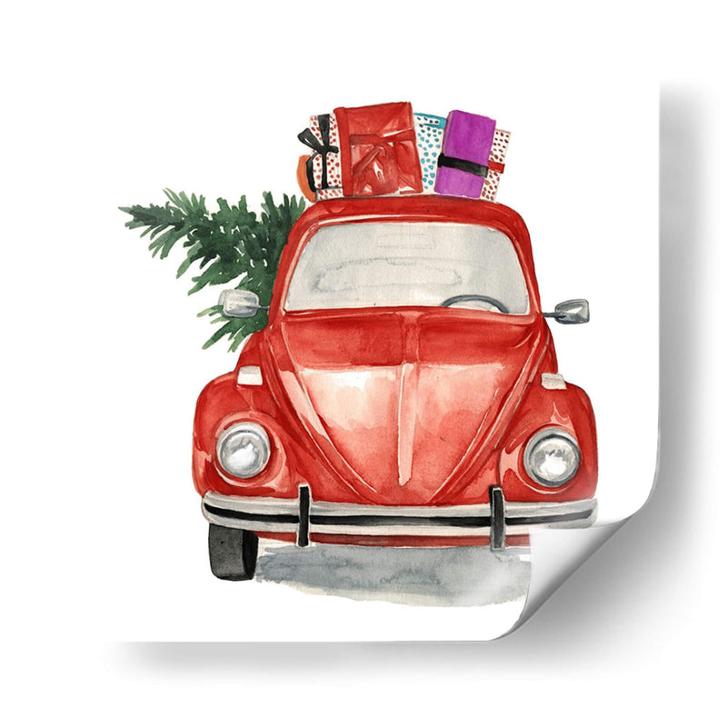 Coches De Navidad I - Jennifer Paxton Parker | Cuadro decorativo de Canvas Lab