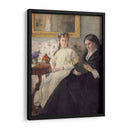 La hermana y la madre de la artista - Berthe Morisot | Cuadro decorativo de Canvas Lab