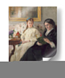 La hermana y la madre de la artista - Berthe Morisot | Cuadro decorativo de Canvas Lab