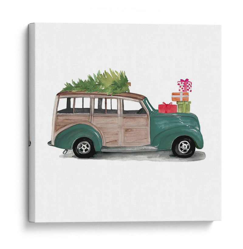 Coches De Navidad Iv - Jennifer Paxton Parker | Cuadro decorativo de Canvas Lab